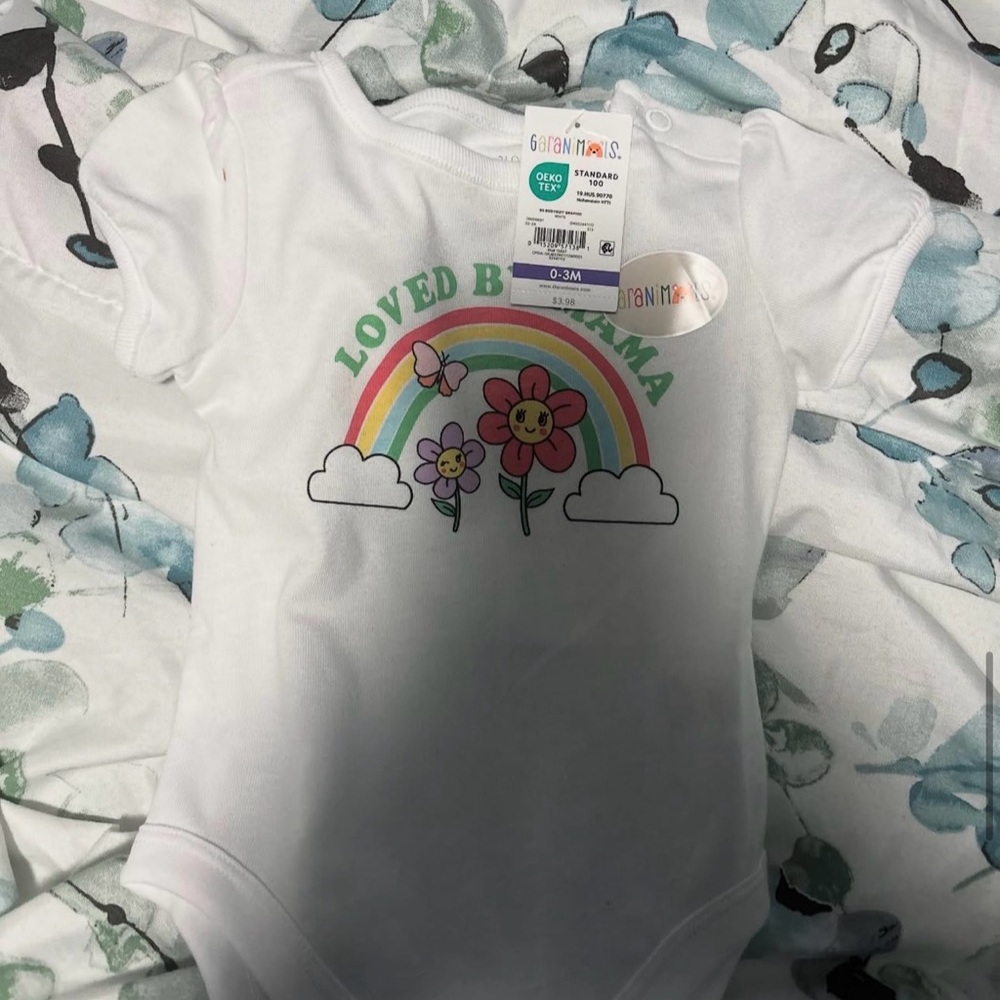 Garanimals Baby Onesie with Rainbow Design